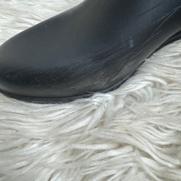 Sam Edelman Tinsley Matte Chelsea Rain Booties Black Chelsea Women's Size 7 - Picture 16 of 16